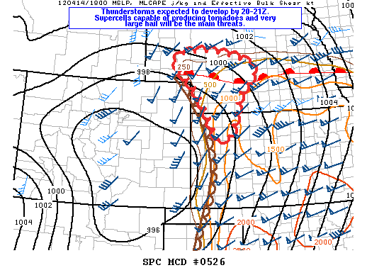 Mesoscale Discussion 526