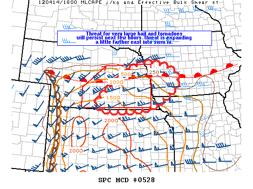 Mesoscale Discussion 528