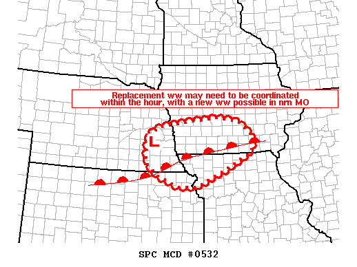 Mesoscale Discussion 532