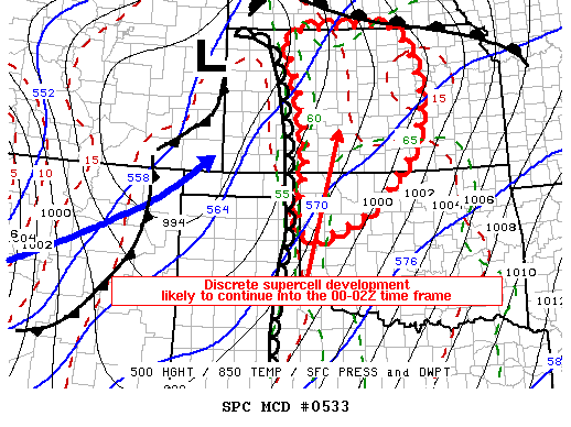 Mesoscale Discussion 533