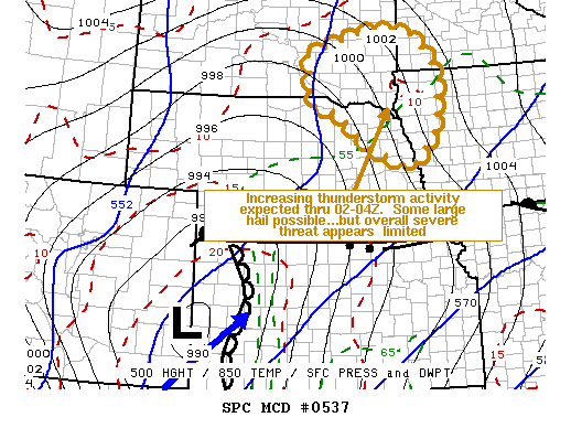 Mesoscale Discussion 537