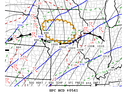 Mesoscale Discussion 541