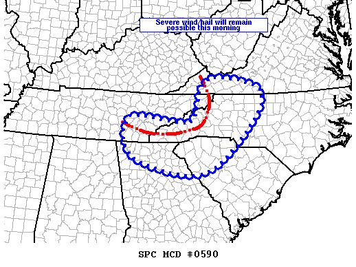 Mesoscale Discussion 590