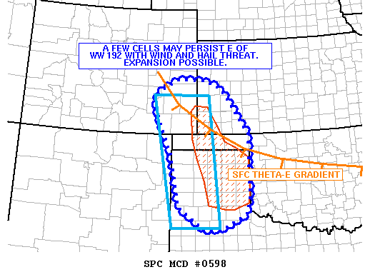 Mesoscale Discussion 598