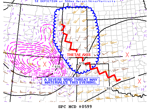Mesoscale Discussion 599
