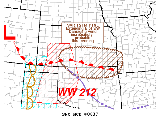 Mesoscale Discussion 637