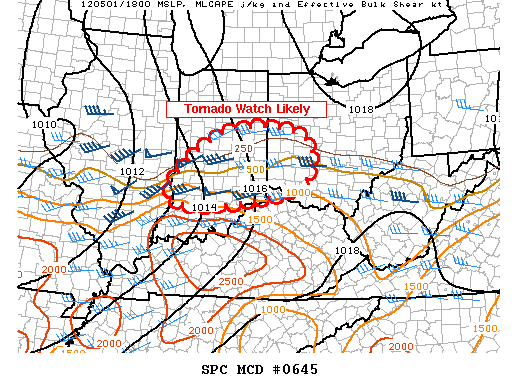 Mesoscale Discussion 645