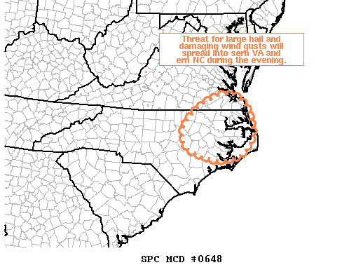 Mesoscale Discussion 648