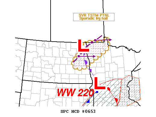 Mesoscale Discussion 653