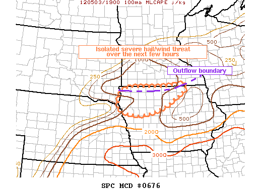 Mesoscale Discussion 676
