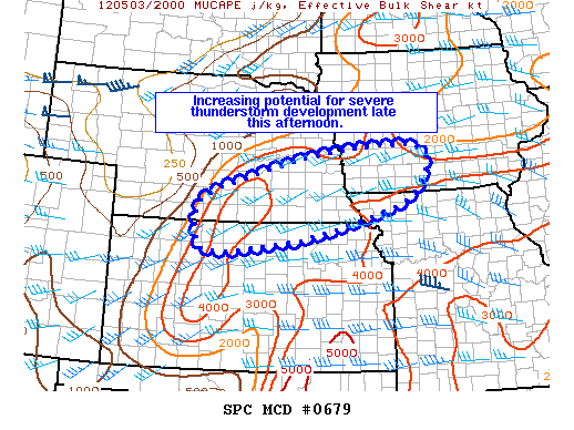 Mesoscale Discussion 679
