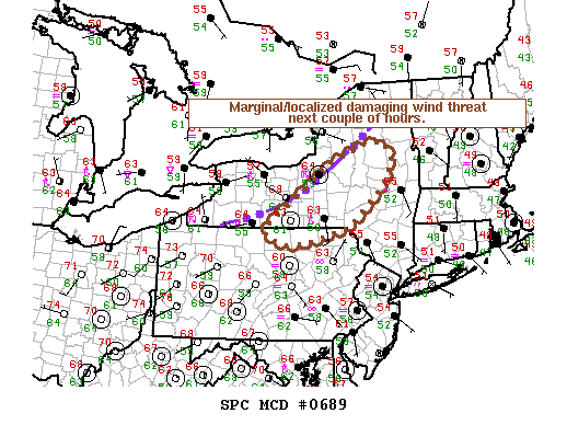 Mesoscale Discussion 689