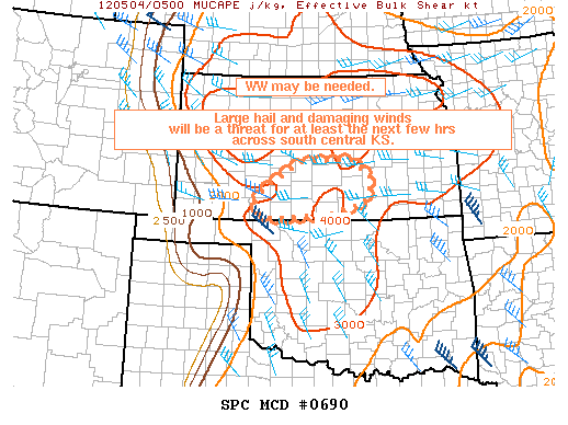 Mesoscale Discussion 690