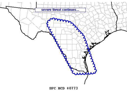 Mesoscale Discussion 773