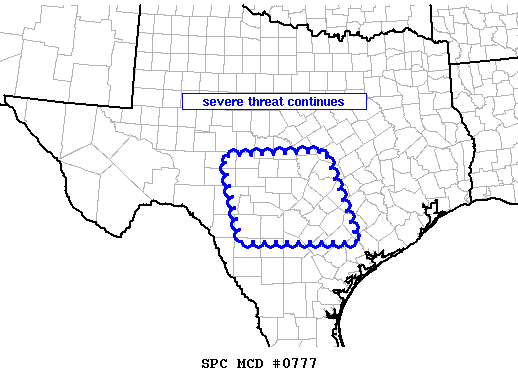 Mesoscale Discussion 777