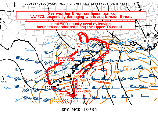 Mesoscale Discussion 784
