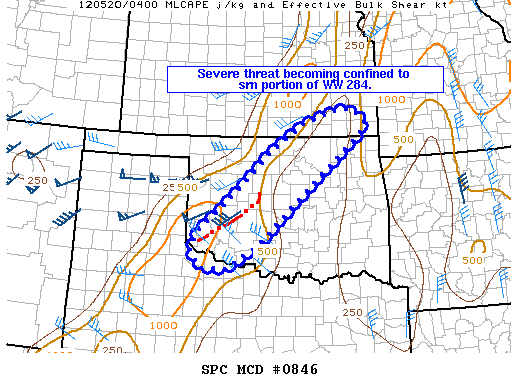 Mesoscale Discussion 846