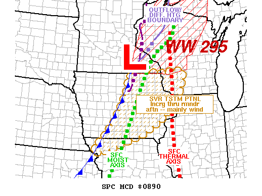 Mesoscale Discussion 890