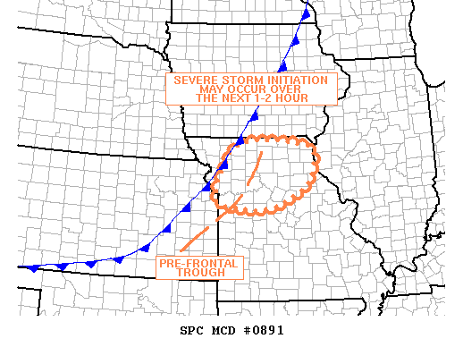 Mesoscale Discussion 891