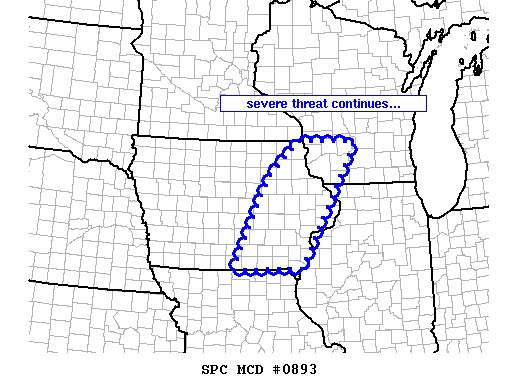 Mesoscale Discussion 893
