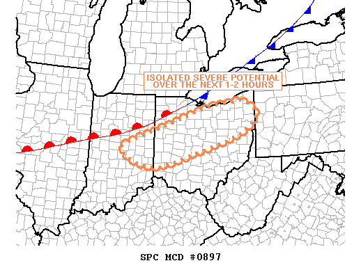 Mesoscale Discussion 897