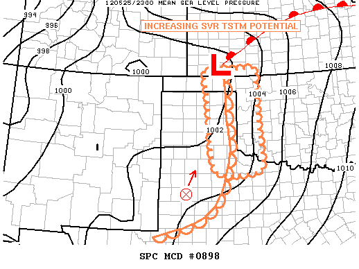 Mesoscale Discussion 898