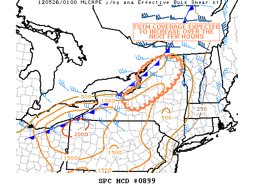 Mesoscale Discussion 899