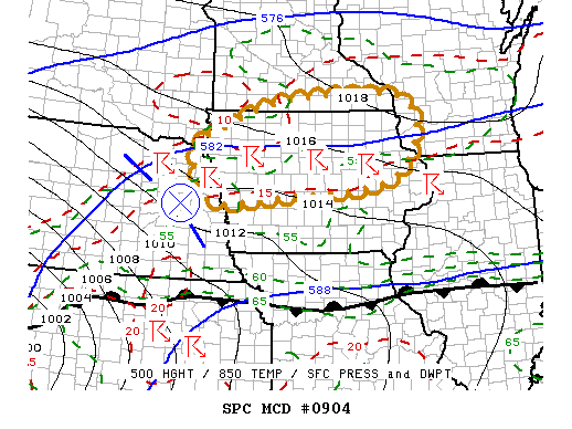Mesoscale Discussion 904