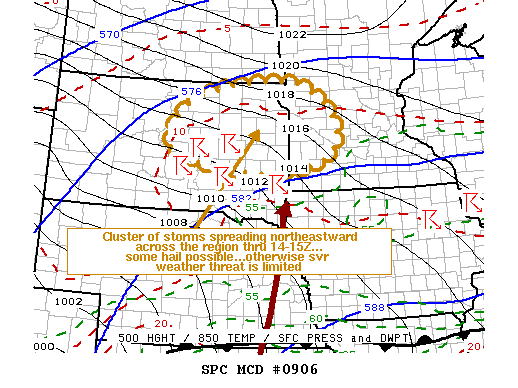Mesoscale Discussion 906