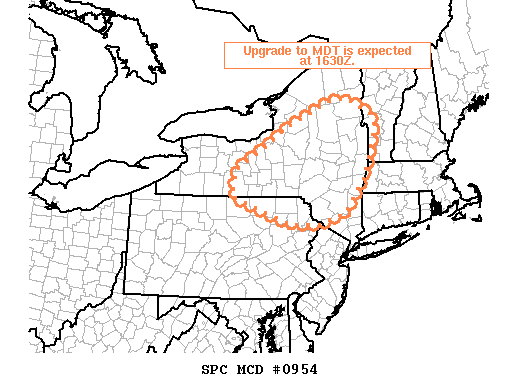Mesoscale Discussion 954