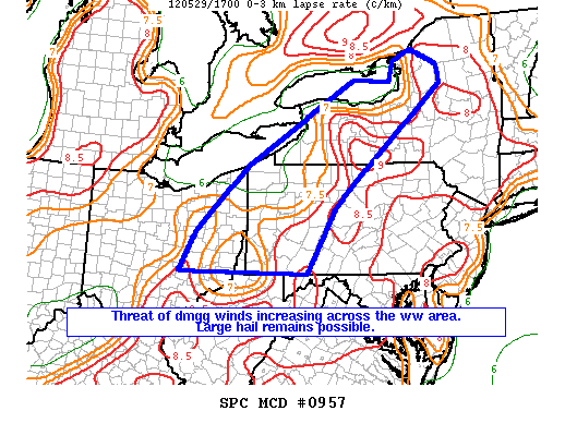 Mesoscale Discussion 957
