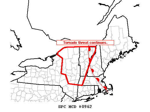Mesoscale Discussion 962