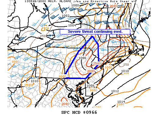 Mesoscale Discussion 966