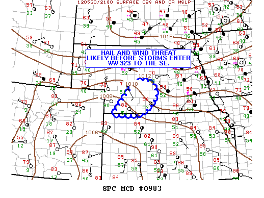 Mesoscale Discussion 983