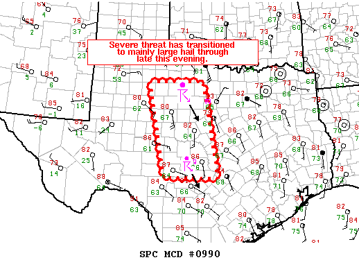 Mesoscale Discussion 990
