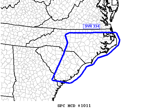 Mesoscale Discussion 1011