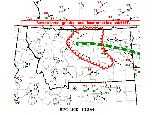 Mesoscale Discussion 1064