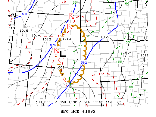 Mesoscale Discussion 1092