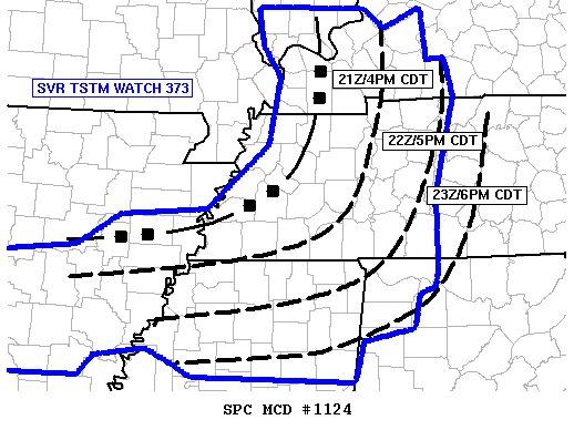 Mesoscale Discussion 1124