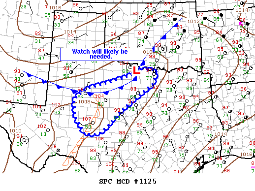 Mesoscale Discussion 1125