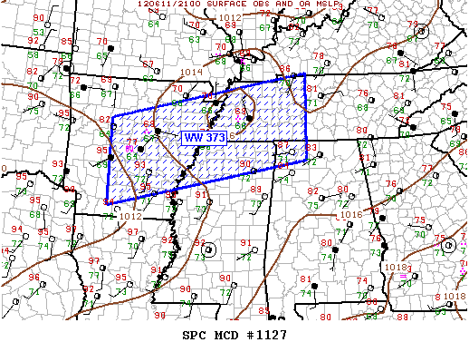 Mesoscale Discussion 1127