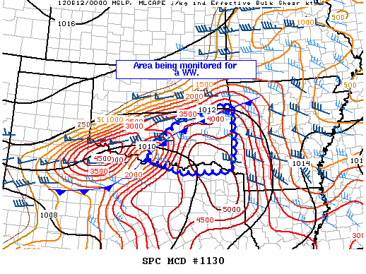 Mesoscale Discussion 1130