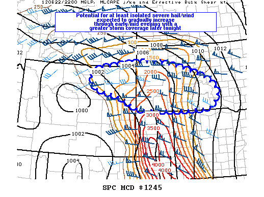 Mesoscale Discussion 1245