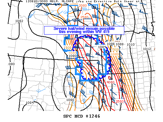 Mesoscale Discussion 1246