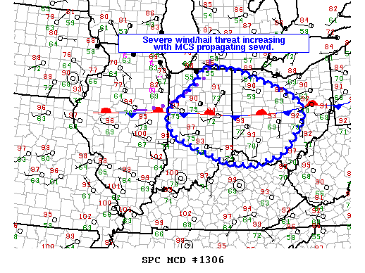 Mesoscale Discussion 1306