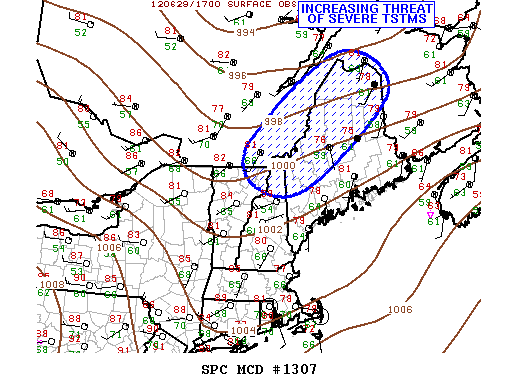 Mesoscale Discussion 1307