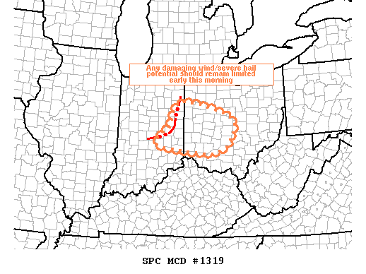 Mesoscale Discussion 1319