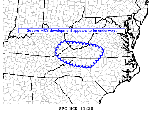 Mesoscale Discussion 1330