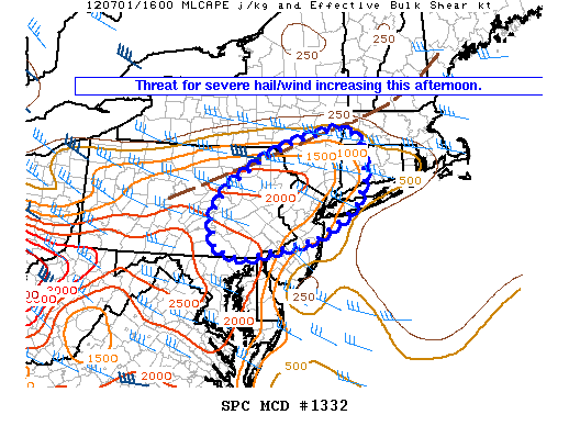 Mesoscale Discussion 1332