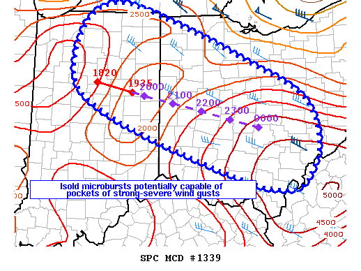 Mesoscale Discussion 1339